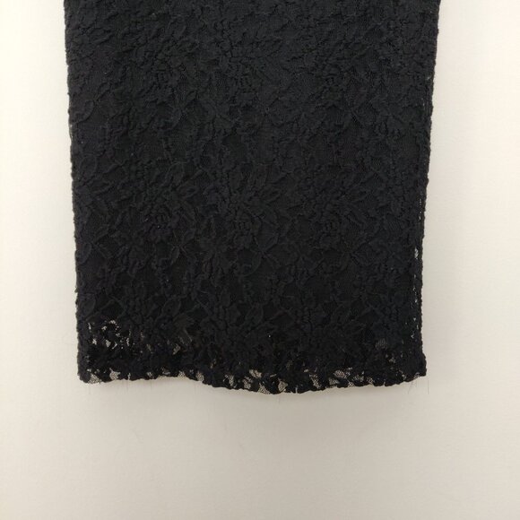 Tea N Rose Black Lace Semiformal Pencil Dress - Picture 6 of 10